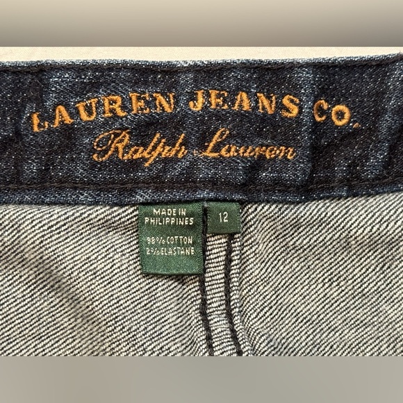 Ralph Lauren Jeans Company Dark Wash Straight Size 12 - Picture 3 of 5